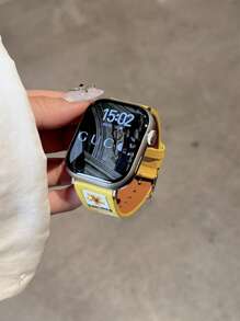 Summer New Monet Garden Personalized Leather Strap Compatible With 38/40/41/42/44/45/49mm Apple Watch Strap Apple Watch Strap Apple Watch Strap Ultra/Se/8/7/6/5/4/3/2/1