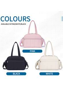 女士新款旅行行李包，大容量手提包单肩斜挎包，适合青少年，夏季休闲户外运动旅行毕业生日礼物配件 - 運動收納旅行包 - 查看 7