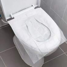 10-100PCS Disposable Toilet Seat Cover Portable Travel Camping Hotel Bathroom Waterproof Toilet Mat Accessories