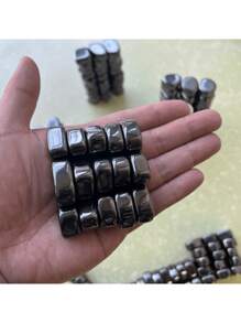 Black Lodestone Magnets For Fridge - Asymmetric Shaped, Crystals, Perfect For Halloween, Christmas & More, Halloween Gifts