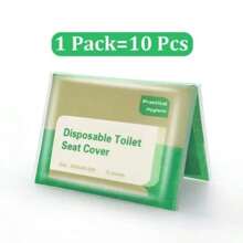 10-100PCS Disposable Toilet Seat Cover Portable Travel Camping Hotel Bathroom Waterproof Toilet Mat Accessories