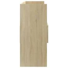 vidaXL Credenza Rovere Sonoma 105x30x70 Cm In Legno Multistrato - 棕色 - 查看 6