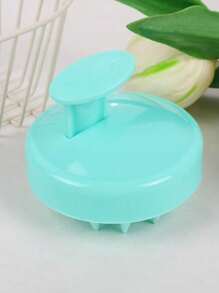 1pc Soft Silicone Shampoo Massage Brush, Scalp Massager, Hair Brush For Shower, Head Massage, Stress Relief, Hair Growth Stimulation, Dandruff & Exfoliation Removal, Suitable For Wet/Dry Use, Gentle Care For Men & Women, Hair Clip, Hair Accessory, Back To School Supplies - Multicolor - View 6