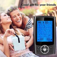 Masajeador manual de baja frecuencia para los meridianos musculares para uso doméstico, con doble canal AB, 36 modos, para masajear hombros, cuello y espalda, masajeador de Body completo para los músculos