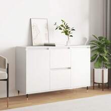 vidaXL Credenze 104x35x70 cm Credenze Buffet Credenza Per Cucina Mobili Cassettiere Camera Da Letto Cassettone Legno Mobiletto Sala Credenze Basse Bianca