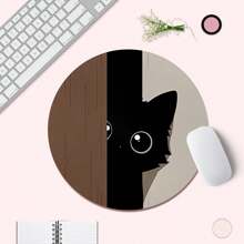 Mouse Pad Fofo com Base de Borracha Antiderrapante, Mouse Pad Engraçado Adequado para Mouse Sem Fio de Computador de Mesa, Escritório e Laptop, Decoração de Escritório Doméstico, Acessórios de Escritório Adoráveis como Presente para Mulheres e Meninas