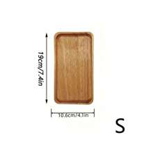 1/2/3 chiếc Khay hình chữ nhật, Khay trà chiều tráng miệng, Khay đựng đồ bằng gỗ, Đĩa đựng bánh mì, Đĩa đựng hạt ăn nhẹ, Đĩa đựng bánh, Khay đựng bữa sáng, Khay đựng cà phê, Khay đựng trà, Khay nông hình chữ nhật có tay cầm lõm tiện lợi, Đồ dùng nhà bếp gia dụng. Lý tưởng cho trà chiều và cải thiện trang trí bàn làm việc Quà tặng tốt nhất Đĩa sinh nhật Phụ kiện nhà bếp Khay trang trí nhà bếp Khay đựng trái cây Trang trí khay - Màu vàng - Xem 5