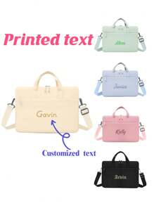 1pc Customized Name Tablet Sleeve, Laptop Inner Bag, Stylish & Lightweight Computer Sleeve, Suitable For Tablet Inner Bag & Laptop Bag, Suitable For Daily Carrying, Can Be Used As Birthday Gift, Holiday Gift, Gift For Family And Friends