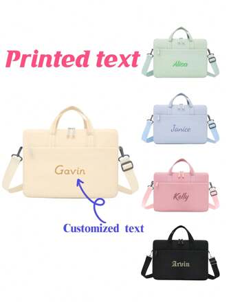 1pc Customized Name Tablet Sleeve, Laptop Inner Bag, Stylish & Lightweight Computer Sleeve, Suitable For Tablet Inner Bag & Laptop Bag, Suitable For Daily Carrying, Can Be Used As Birthday Gift, Holiday Gift, Gift For Family And Friends