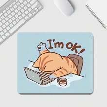 1 Peça Mouse Pad Engraçado e Fofo, Múltiplas Opções de Tamanho, Mouse Pad Quadrado ou Redondo para Mesa, Mini Mouse Pad de Viagem Pequeno com Base de Borracha Antiderrapante, Mouse Pad de Borracha para Laptop e Escritório para Meninas e Meninos, Adequado para Escritório, Casa, Estudo e Jogos