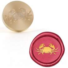 CYFUN DESIGN 1 PC 25mm Butterfly/Fox/Deer Pattern Wax Seal Stamps Solid Brass Engraved Fire Lacquer Stamp Heads NO Handle For Decorating Notebook Gifts And Greeting Cards