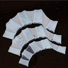 1 Pair Anti-Slip Silicone Swimming Fins - Suitable For Swimming Pool, Beach, Ocean And Diving Training