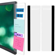 1 pieza/1 pieza Accesorios de escritorio Tablero de notas para monitor de computadora Tablero de mensajes de computadora Suministros de oficina Clips para notas adhesivas para computadora de hombres y mujeres Accesorios de oficina en el hogar Decoración de escritorio de oficina