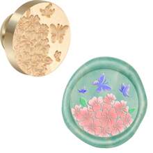 CYFUN DESIGN 1 PC 25mm Butterfly/Fox/Deer Pattern Wax Seal Stamps Solid Brass Engraved Fire Lacquer Stamp Heads NO Handle For Decorating Notebook Gifts And Greeting Cards