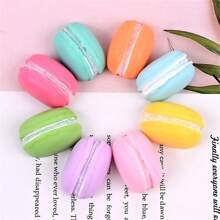 1 套 5 件装树脂半脸马卡龙冰箱贴