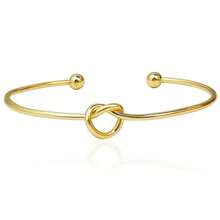 臂袖上臂带袖口手镯手镯女士金色可调节臂环 - Golden - 查看 9