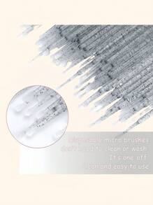 Micro Escovas Microswabs para Extensões de Cílios e Maquiagem - Aplicadores Descartáveis Livres de Fiapos para Cílios, Lábios e Beleza - Disponível em 50/100/200/300/500/600/800 peças