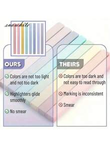 Aesthetic Highlighters,Soft Pastel Colors,Assorted Colors,School Supplies Soft Tip Colorful Handbook Markers Student Classroom Focus Underlining Markers(6 Pieces Will Be Shipped In Random Colors.),Highlighters>Pastel,Highlighter>Pastel,Random Stuff,Plumones,Coloring Markers,Markers For School,Highlighter>Pastel,Back To School