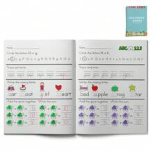 Sách hoạt động cho trẻ em - Cuộc phiêu lưu học tập thú vị dành cho trẻ mới biết đi và trẻ em - Hoàn hảo cho gia đình, du lịch và làm quà tặng! - LL-ertongshu - Xem 12