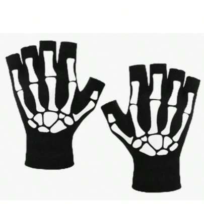Don Calcetin 3 Pares Guantes De Esqueleto Hombre Halloween Disfraz