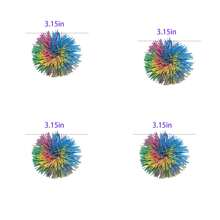 Fidget Toys - Original Soft Bouncy Balls In Bulk 6 Packs - Great For Easter Basket Gifts For All Youth And Adults - Sensory Ball Monkey Ball 90s Toy - Sensory Toy Gift Gadget - Kooosh Ball