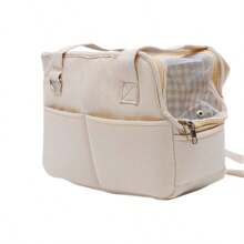 Oddychająca i wygodna składana torba transportowa dla zwierząt, miękki plecak podróżny dla małych i średnich zwierząt