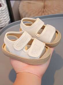 Sandalias minimalistas de moda unisex para niños y niñas pequeños, para uso interior y exterior, antideslizantes, impermeables y con suela plana