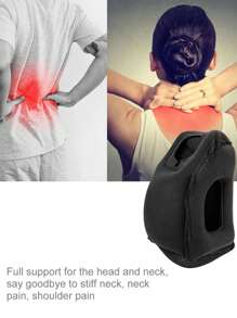 1 chiếc gối du lịch bơm hơi cho máy bay, gối hơi cổ để ngủ, gối du lịch, gối bơm hơi tựa đầu cổ di động từ, để tránh đau cổ và vai, gối tựa đầu cổ và thắt lưng thoải mái, dùng cho máy bay, ô tô, xe buýt và văn phòng Những vật dụng cần thiết cho kỳ nghỉ Những vật dụng cần thiết cho kỳ nghỉ Túi du lịch Phụ kiện du lịch Túi đựng đồ đi học Phụ kiện học tập Đồ dùng học tập - màu đen - Xem 3