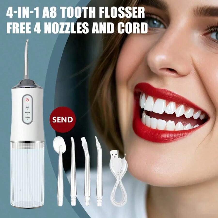 1pc Electric Dental Flosser Water Floss Portable Oral Irrigator Tooth Cleaner