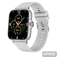 1pc Smartwatch met siliconen band voor kinderen en tieners, kan bellen, accepteert sociale meldingen, is compatibel met iOS en Android, geweldig cadeau voor kinderen