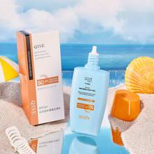 Loción protectora solar hidratante, no grasosa, hidratante, protector solar facial SPF50 PA+++, protege contra los rayos UV - amarillo azul - Ver 4