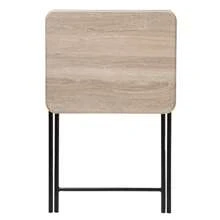 Atmosphera Folding Table 48 X 38 Cm Brown H 64. Free Shipping 24/72h. - Beige - View 3