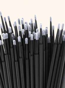 Mini Eyelash Extension Applicator Tool, Designed For Precise Glue Removal, With Mini Brush Head And Mini Cleaning Brush - Black - View 8