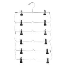 Closet Hanging Rack Strong Multi-Tiered Closet Organizer With 360-Degree Swivel Hook - Multicolor - View 6