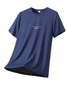 一件式男士健身短袖 T 恤 | 轻盈舒适的运动服 | 凉爽、有弹性且透气的跑步上衣 | 适合跑步和训练的运动上衣 | 快干、吸汗且轻盈 | 适合跑步和健身的运动服