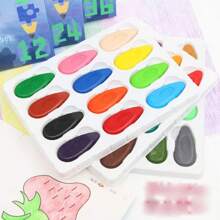 12 Colors Non-Staining Washable Plastic Molding Crayon Set, 3D Water Drop Crayon - Multicolor - View 11