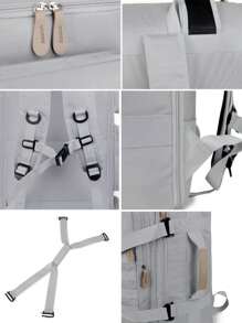 Large Capacity Multi-Function Student/Business/Travel Backpack With Laptop Compartment, Durable Dual-Shoulder Bag For College, Business Trip, Outdoor Activities - Multicolor - View 8