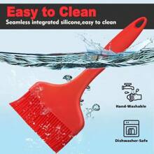 Heat Resistant Large Oil Brush BBQ Pastry Brush Silicone Basting Brush Extra Wide Basting Brush For Cooking Marinade Grilling