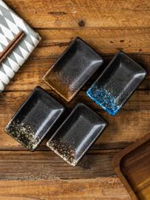 4/5pcs Ceramic Sauce Dishes, Various Colors And Shapes Available, Japanese Style Ceramic Condiment Dishes - Suitable For Soy Sauce, Vinegar, Hot Pot Dipping Sauce, Etc. - Kitchenware, Elegant Small Seasoning Bowls, Heat-Resistant, Suitable For Salad, Sushi, Fruit, Condiments, Appetizers, Suitable For Kitchen, Restaurant, Sushi Shop