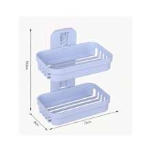 Wheat Straw Bathroom Suction Cup Soap Dish, Wall Mounted Soap Holder, Damage-Free No-Drill Storage Rack