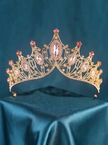 1 件装水晶公主皇冠婚纱配饰发带新娘皇冠新娘首饰