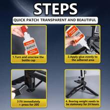 1pc Super Glue/Quick-Drying Adhesive/All-Purpose Adhesive, For Bonding Iron, Metal, Glass, Ceramic, Stone, Plastic, Wood, Rubber And Tires - Strong Bonding Multi-Purpose Adhesive