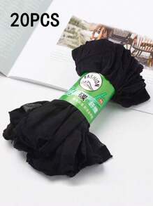 Calcetines de tobillo transparentes, invisibles, de seda de cristal, súper finos y transpirables para mujeres en verano. Suaves, elásticos y cómodos en unicolor. Lavar a mano, mezcla de nailon y poliéster, adecuados para clima cálido