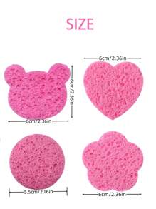 10/20 Pack Compressed Facial Sponge, Facial Cleaning Sponge, Professional Beauty Spa Sponge, Used For Facial Cleaning, Exfoliating Facial Mask, Makeup Removal, Suitable For Travel And Home Use, A Variety Of Lovely Shapes To Choose From