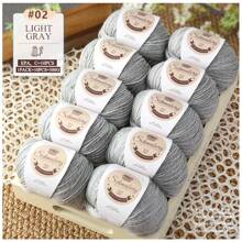 10 Skeins Of Mixed Wool Yarn, Total Weight 1.1 Lbs, Multiple Color Combinations Available. These Soft And Skin-Friendly Yarns Are Suitable For DIY Projects Such As Sweaters, Scarves, Hats And Crafts. - 10 Groups - View 23