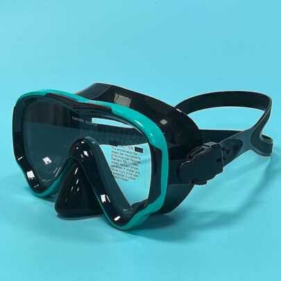 Máscara de buceo y natación para adultos, máscara de una sola pieza de vidrio templado, impermeable y antivaho. Adecuada para deportes al aire libre y acuáticos, artículos esenciales de playa, accesorios de playa, flotador de piscina