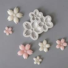 樱花DIY手工香氛石膏多功能硅胶模具 - 淺灰色 - 查看 2