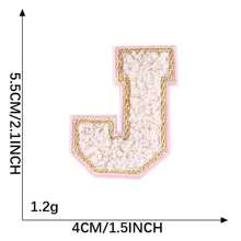 26 PEÇAS Remendos de Letras Adesivas Termofusíveis A-Z, Usados para DIY em Roupas, Tecidos, Sapatos, Bolsas, Acessórios de Vestuário com Letras (Rosa)