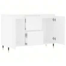 vidaXL Credenze 104x35x70 cm Credenze Buffet Credenza Per Cucina Mobili Cassettiere Camera Da Letto Cassettone Legno Mobiletto Sala Credenze Basse Bianca
