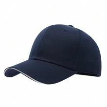 1pc Unisex Spring/Summer Sandwich Mesh Baseball Cap With Sandwich Brim, Customizable Embroidery/Printing, Baseball Cap, Travel Group Work Hat, Fashion Baseball Cap - A - View 12